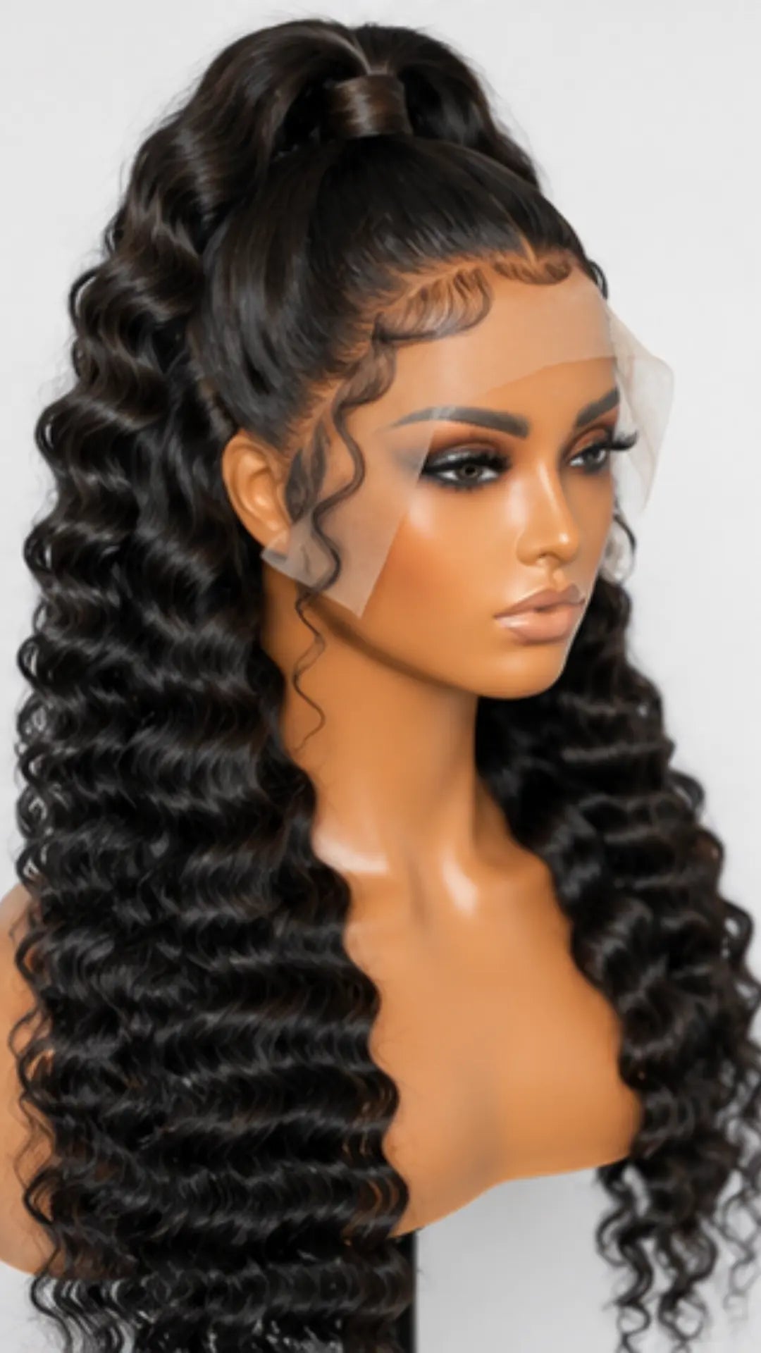 13x4 Transparent Lace Frontal Deep Wave – 100% Human Hair RodAna