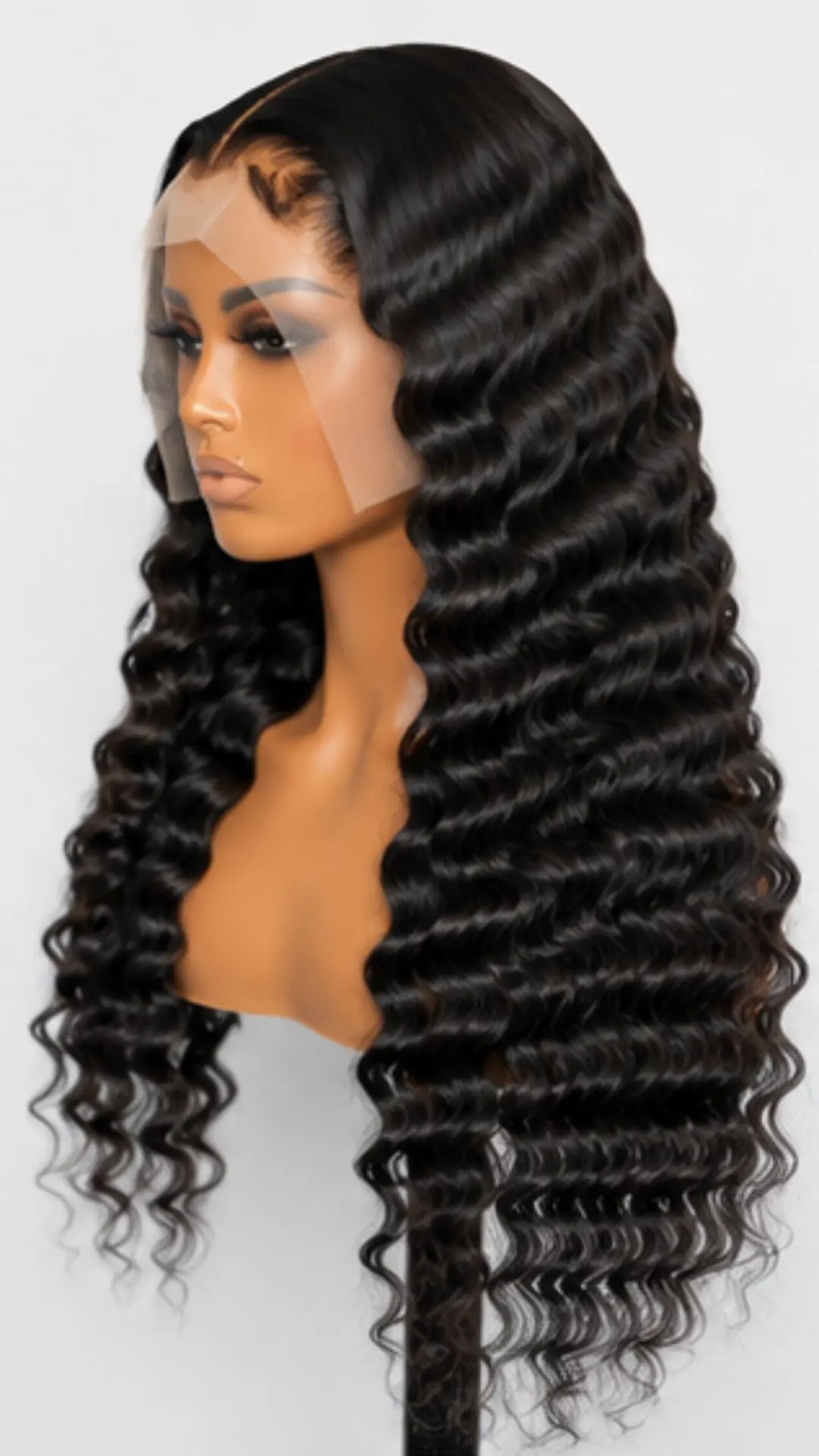 13x4 Transparent Lace Frontal Deep Wave – 100% Human Hair RodAna