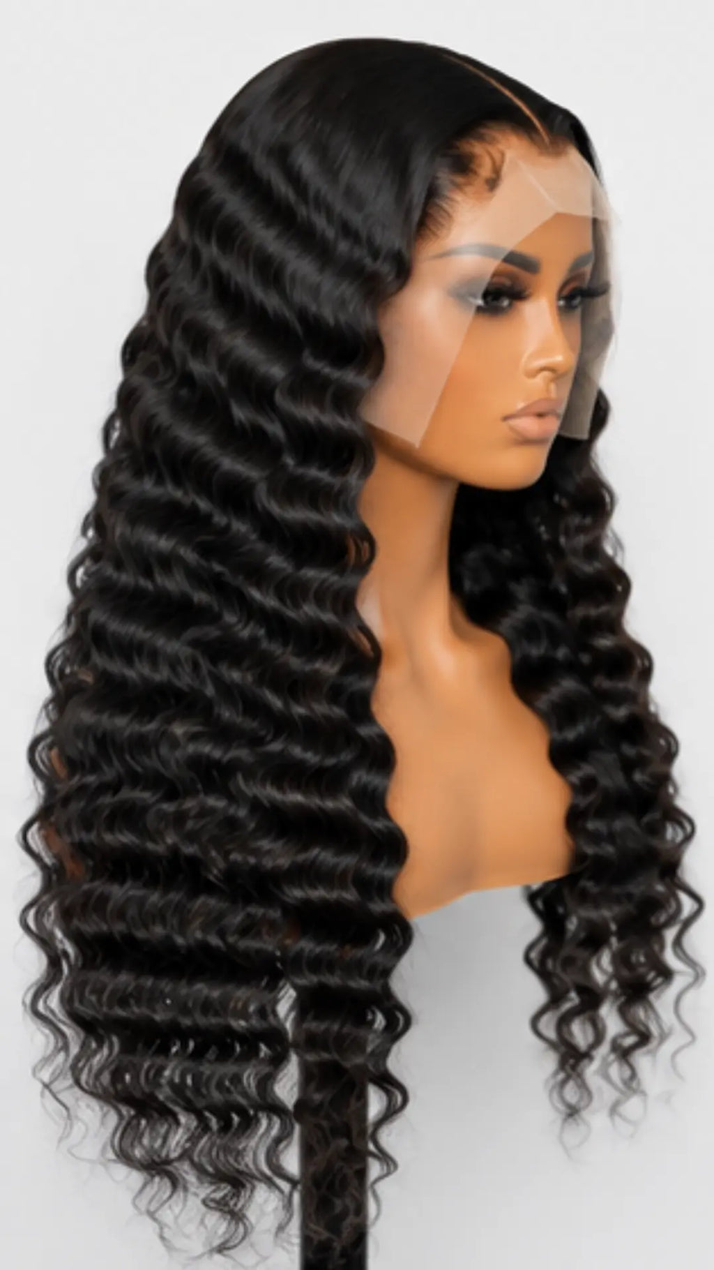13x4 Transparent Lace Frontal Deep Wave – 100% Human Hair RodAna