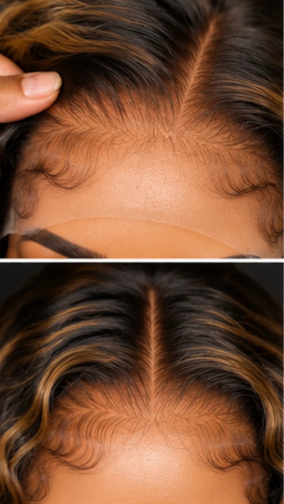 13×4 Transparent Lace Frontal Highlight Burmese Curly Human Hair Wig RodAna
