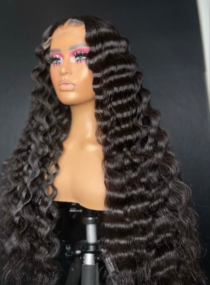 Transparent Lace Closure Deep Wave 6x6 100% Human Hair | Natural Hairline