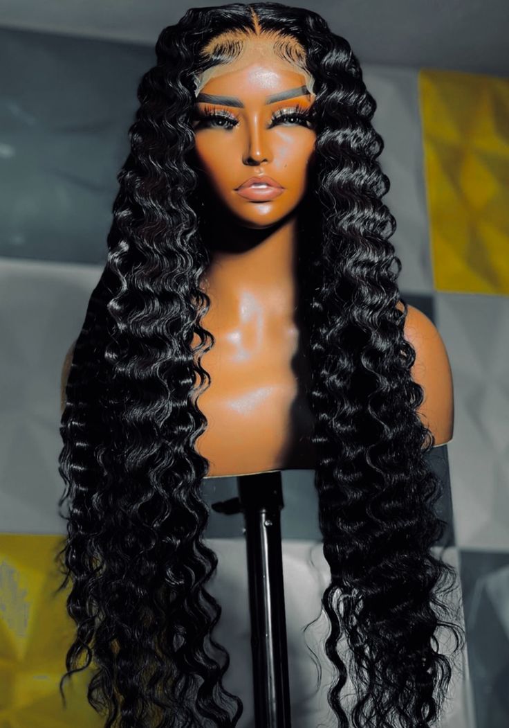 Transparent Lace Closure Deep Wave 6x6 100% Human Hair | Natural Hairline